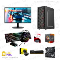 PC GAMER GAMA MEDIA CON RYZEN 5 5600G, 8 RAM DDR4, 500GB SSD, MONITOR, MOUSE Y TECLADO